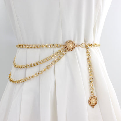 Women's Waist Chain With Dress Style Decorative Belts