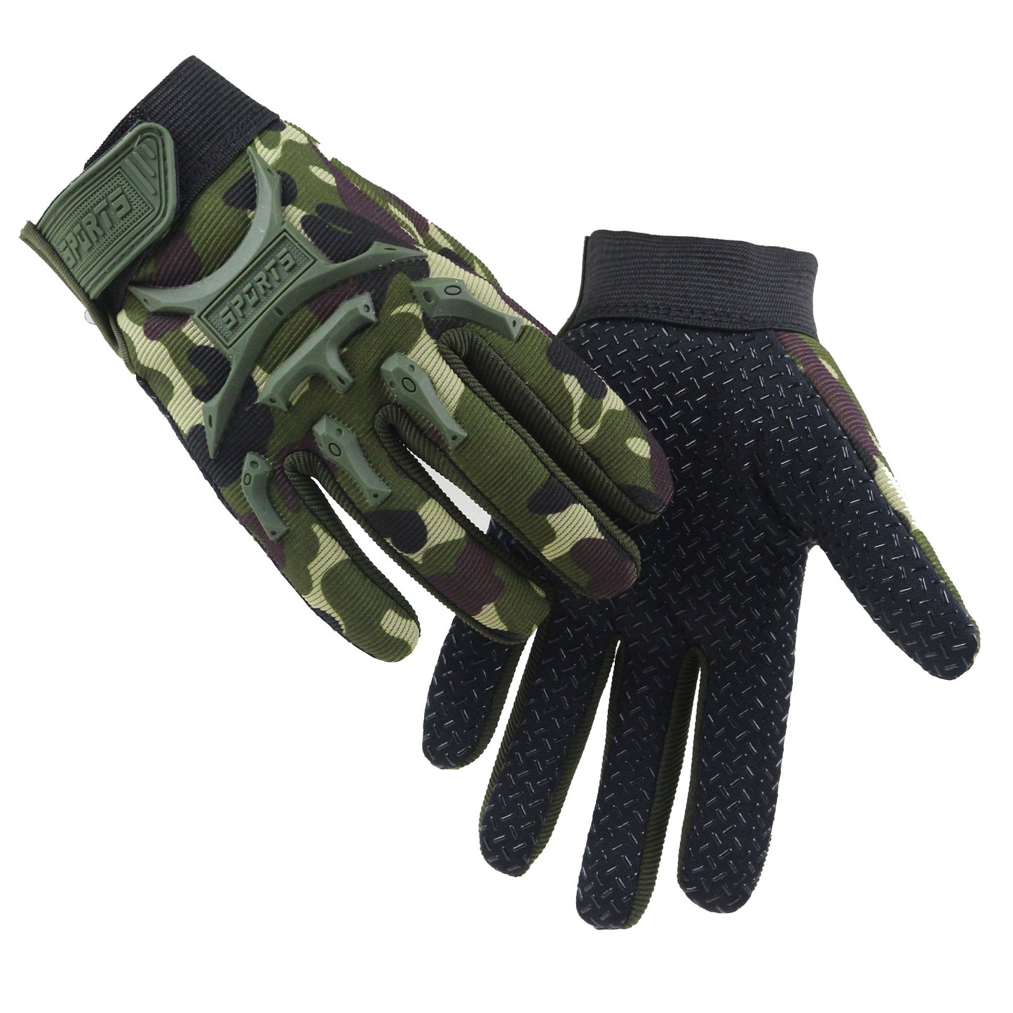 Children's Seal Boys Sports Fitness Full Finger Free Soldier Gloves