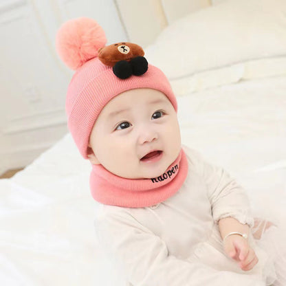 Warm Thickened Plush Bonnet Woolen Earmuffs Kids' Headwear