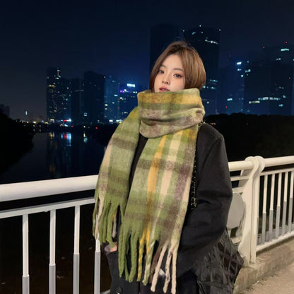 Women's & Men's High-grade Korean Style Versatile Cashmere Thickened Keep Scarfs