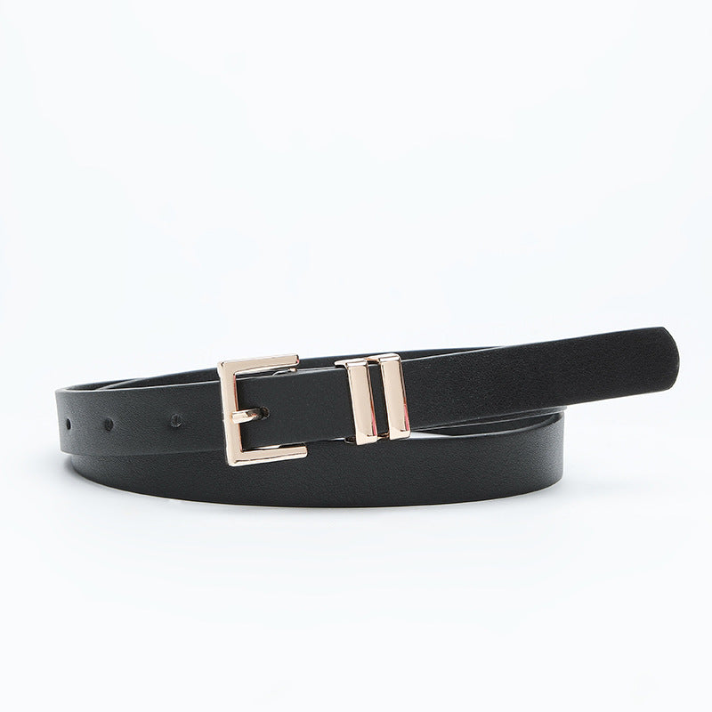 Women's Buckle Thin Simple Decoration Light Luxury Belts