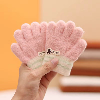 Children's Keep Warm Winter Toddler Thickened Cute Gloves