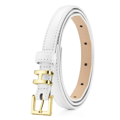 Women's Buckle Thin Decoration Korean Style Sweet Belts