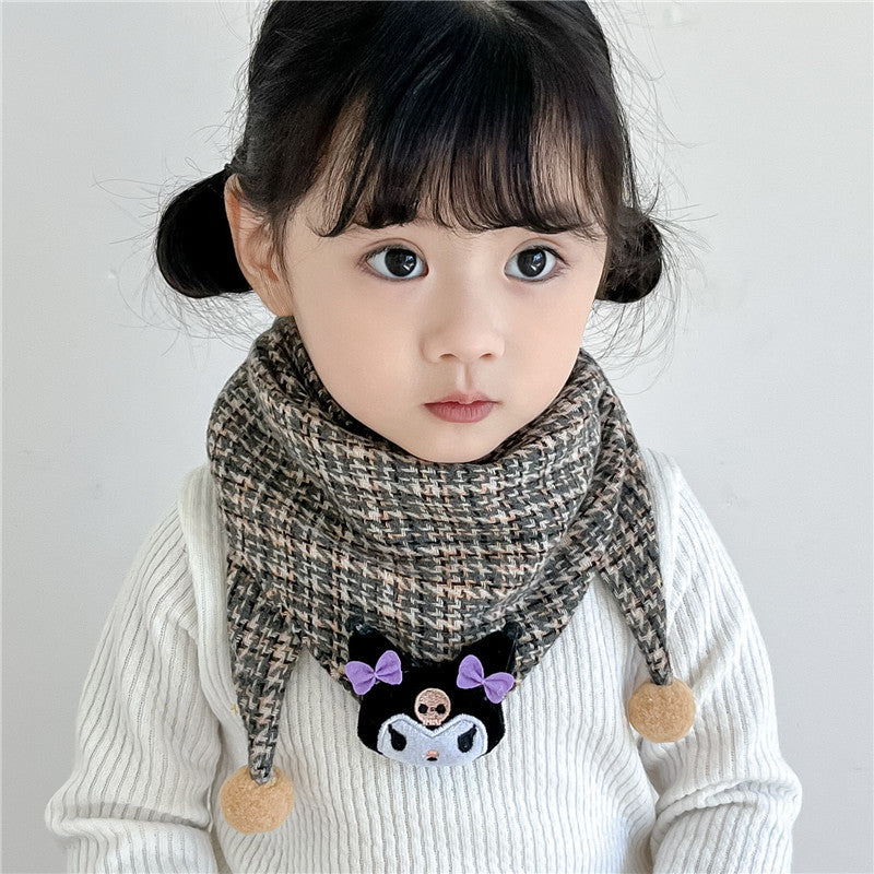 Children's Towel Color Polka Dot Pattern Double Scarfs