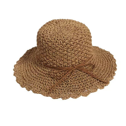 Straw Hat Female Summer Beach Big Brim Hats & Caps