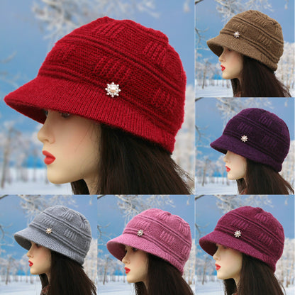 Women's Wild Fleece Lined Padded Warm Keeping Hats & Caps