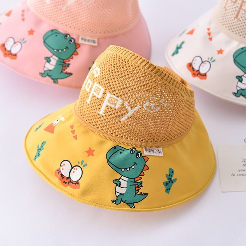 Children's Sun Hat Summer Boy Topless Uv Kids' Headwear