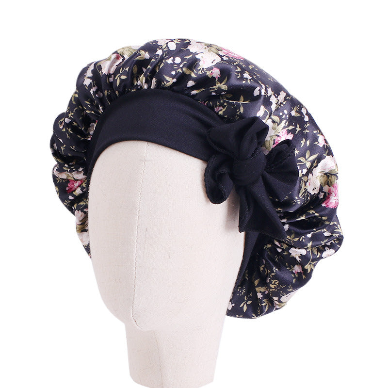 Cute Printed Satin Round Elastic Bandage Kids' Headwear