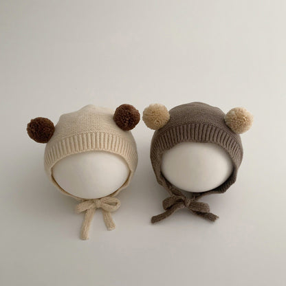 Hat Korean Style Thickened Knitted Boys Kids' Headwear