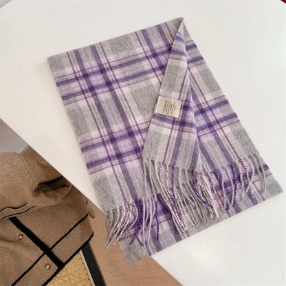 Women's Wool Korean Style High-grade Shawl Thermal Scarfs