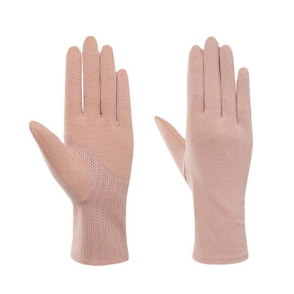 Women's Sun Protection Light Board Thin Cycling Gloves