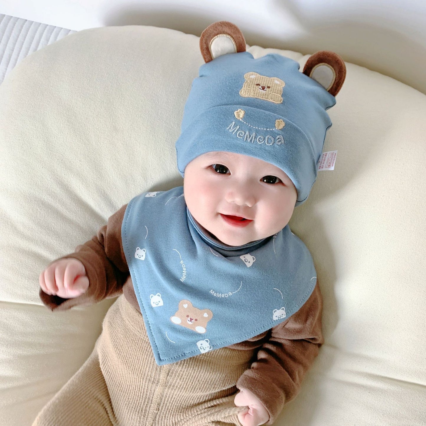 Boys Sleeve Cotton Cloth Sleep For Kids' Headwear