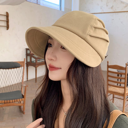 Women's Color Simple Wide Brim Fisherman Hat Hats & Caps