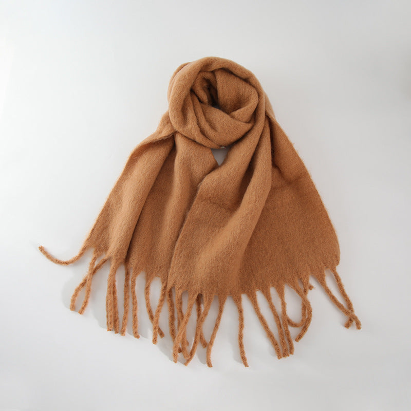 Women's Z's Macaron Solid Color Artificial Cashmere Winter Scarfs