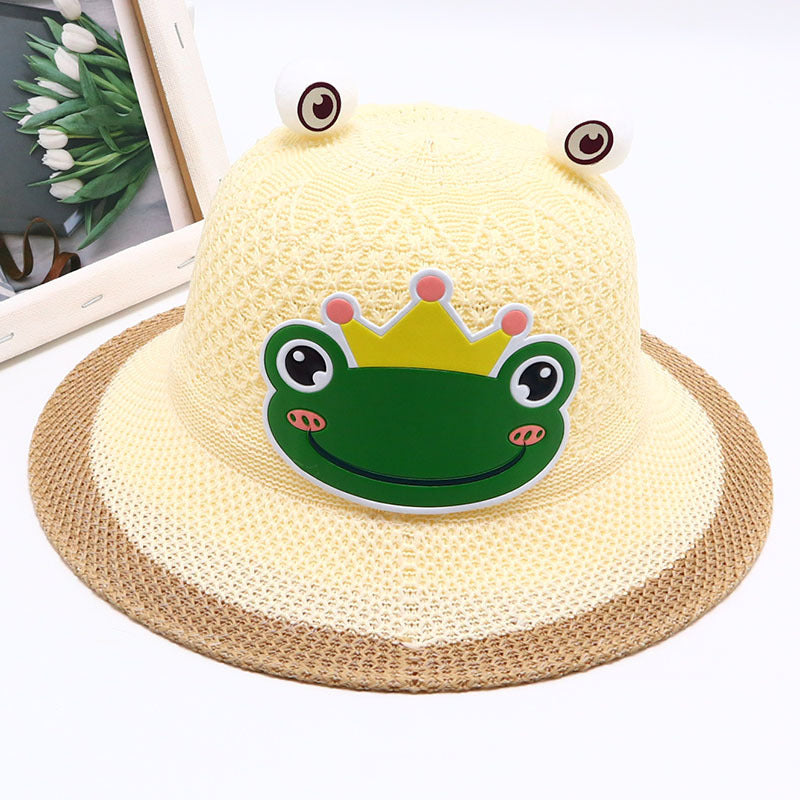 Children's Straw Summer Fisherman Boy Sun Protection The Kids' Headwear