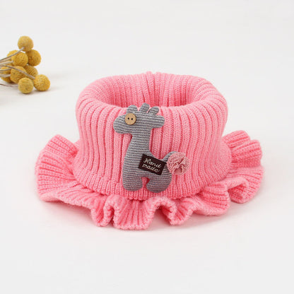 Children's Hat Cute Super Ear Protection Integrated Woolen Kids' Headwear