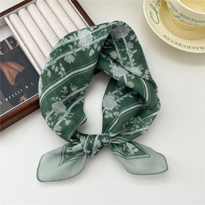 Women's Towel Soft Literary Decoration Silk Retro Scarfs