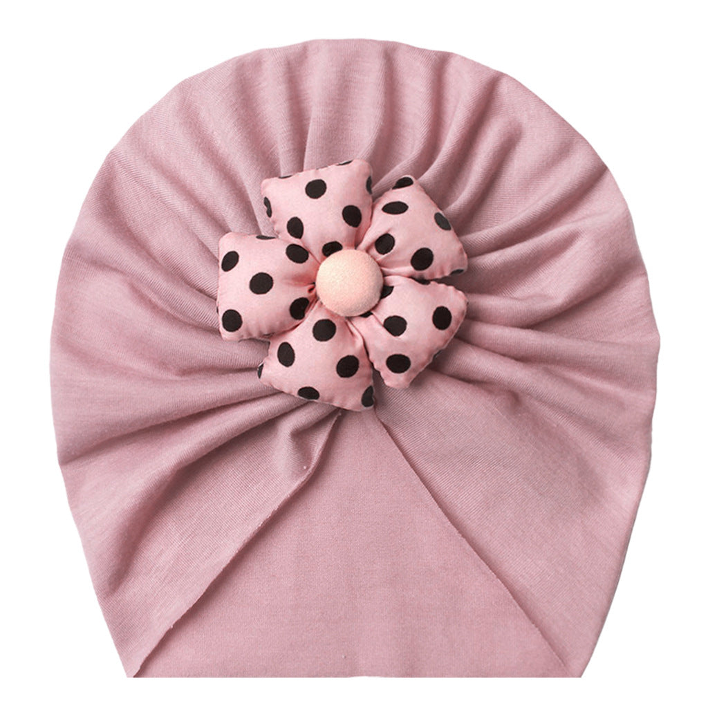 Children's Door Hat Summer Cute Polka Dot Kids' Headwear