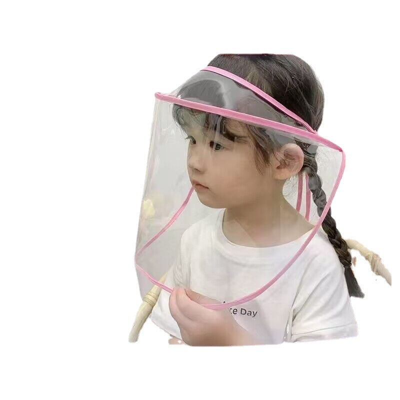 Children's Top Removable Folding Isolation Anti Spitting Kids' Headwear