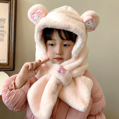 Children's Winter Fleece Lined Padded Warm Keeping Windproof Earflaps Boys Kids' Headwear