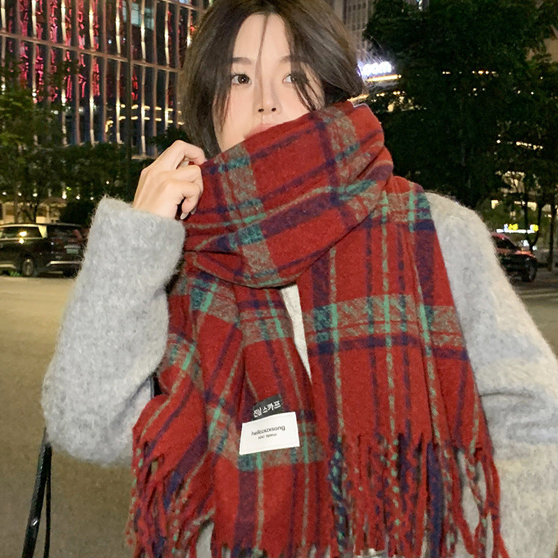 Female Winter Korean Style Versatile Cute Scarfs