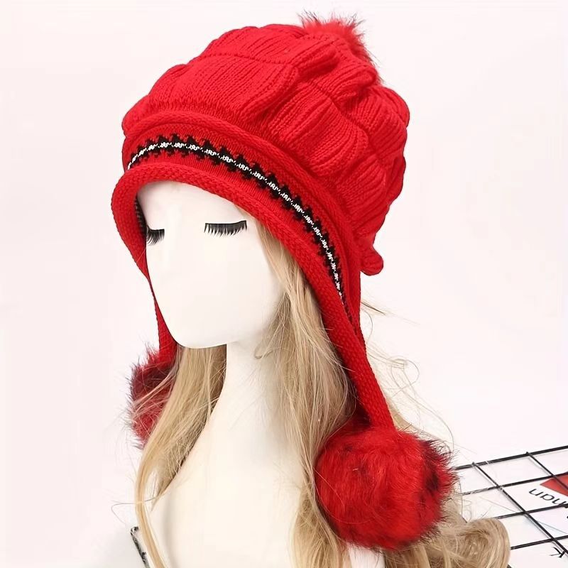 Hat Cute Fashion Princess Fleece-lined Warm Hats & Caps