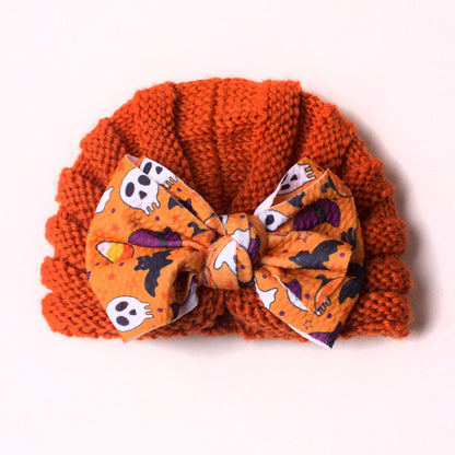 Keep Warm Knitted Hat Funny Bow Kids' Headwear