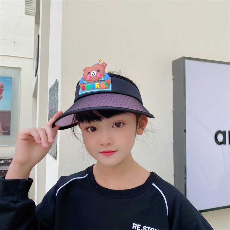 Children's Summer Hat Sun Protection Fashion Topless Kids' Headwear