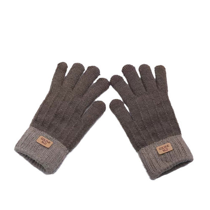 Women's & Men's Knitted Touch Screen Full Finger Thermal Extra Thick Gloves