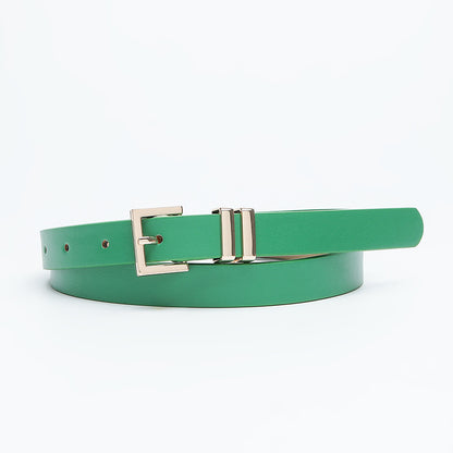 Women's Buckle Thin Simple Decoration Light Luxury Belts