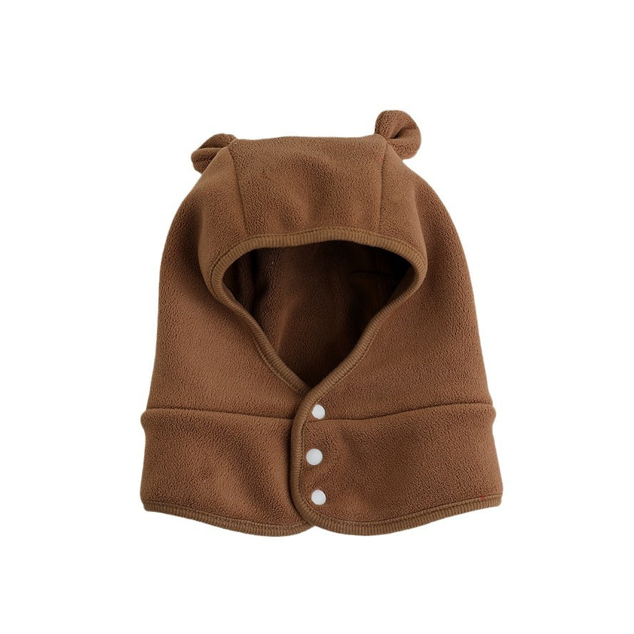 Ears Hooded Suit Hat Thickened Polar Kids' Headwear