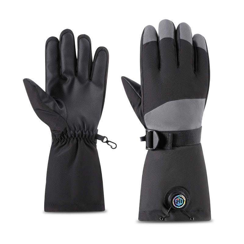 Winter Waterproof Ski Warm Thickening Five-finger Gloves