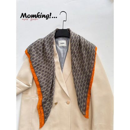 Korean Style Cotton Linen Thin Cape Scarfs