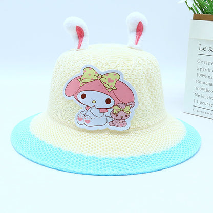 Children's Straw Summer Fisherman Boy Sun Protection The Kids' Headwear