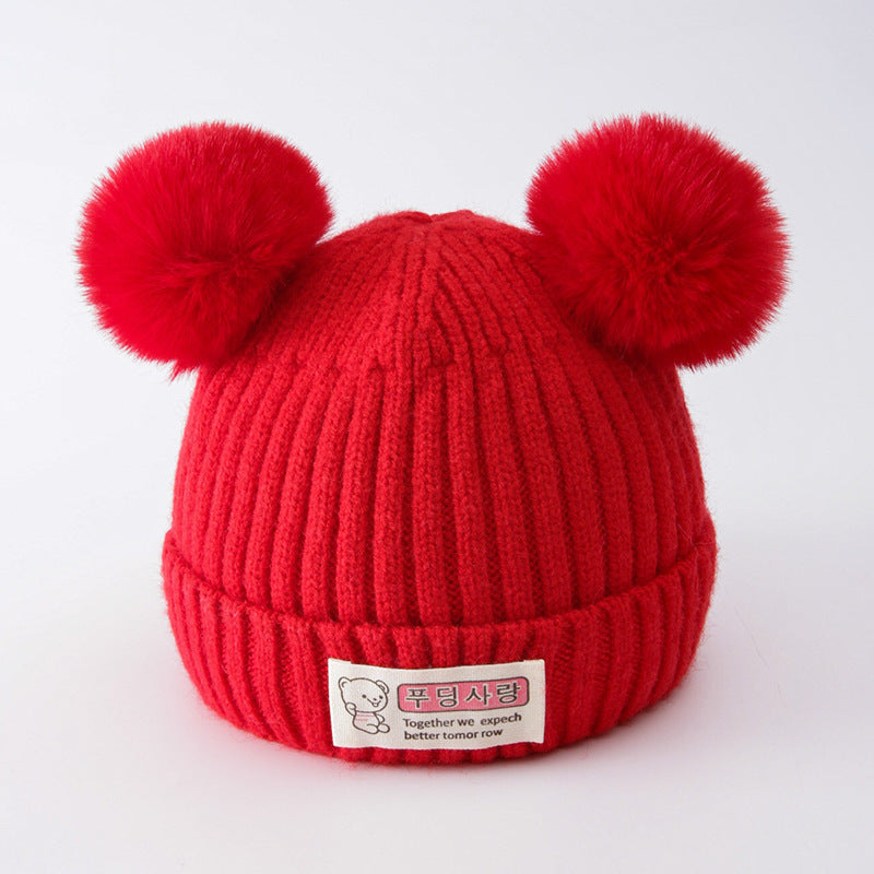 Hat Super Cute Born Beanie Male Kids' Headwear