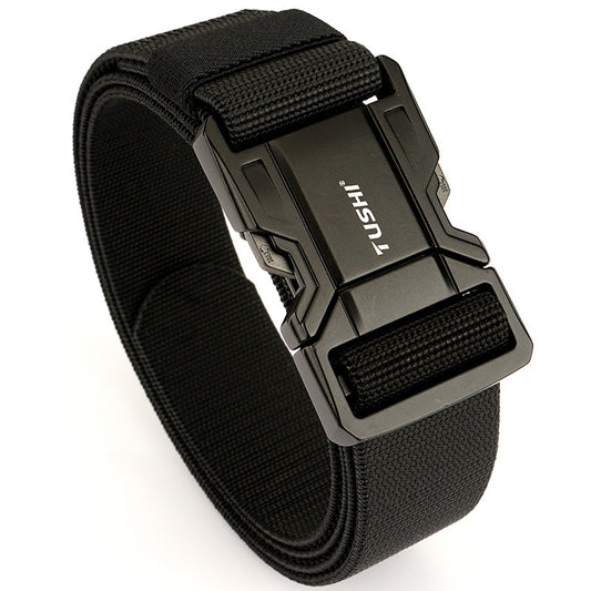 Men's Alloy Buckle Training Nylon Waistband Outdoor Tooling Belts