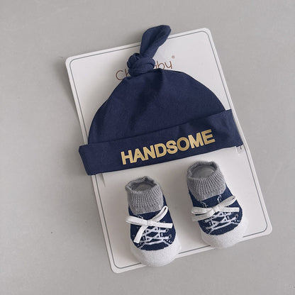 Hat Socks Suit Born Fetal Male Kids' Headwear