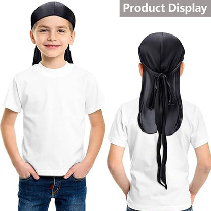 Children's Artificial Silk Pirate Hat High Elastic Kids' Headwear