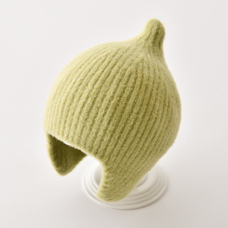 Cute Knit Male Female Knitted Ear Kids' Headwear