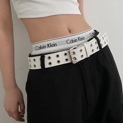 Hot Female Summer Porous Punk Millennium Belts