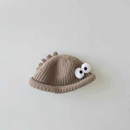 Hat Super Cute Dinosaur Knitted Skullcap Kids' Headwear