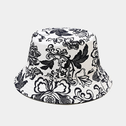 Women's Printed Double-sided Sun Summer Outdoor Travel Hats & Caps