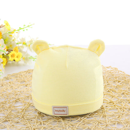 Hat Cotton Double Layer Thin Born Kids' Headwear