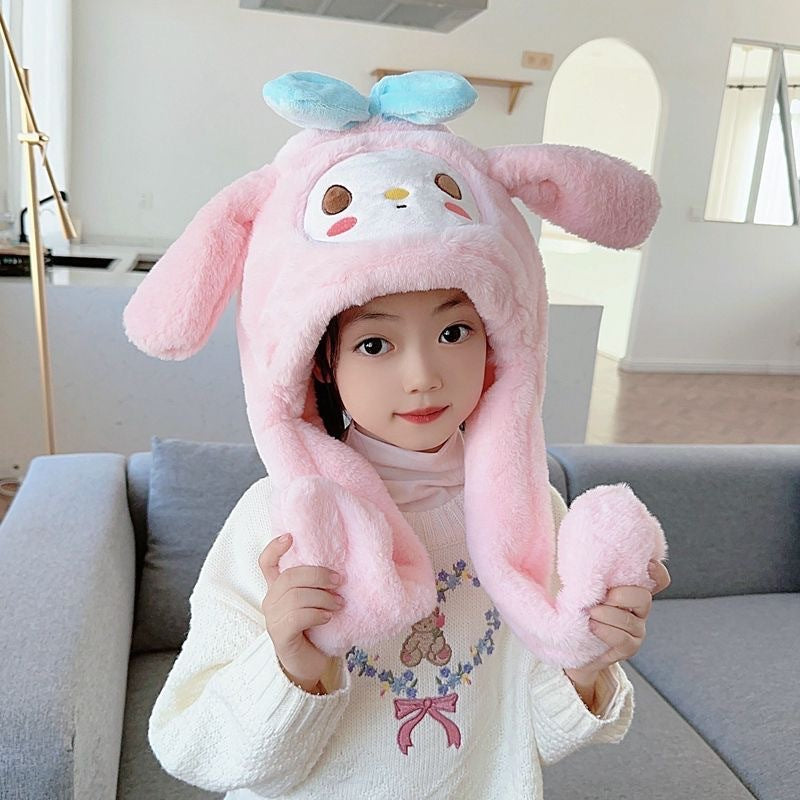 Winter Korean Style Boys Plush Bonnet Knitted Kids' Headwear