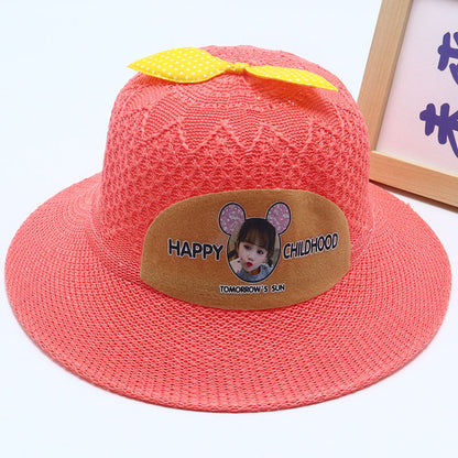 Children's Straw Summer Fisherman Boy Sun Protection The Kids' Headwear