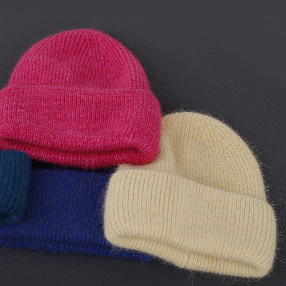 Women's & Men's Hat Warm Fashion Solid Color Korean Hats & Caps