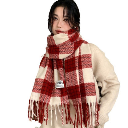 Women's Atmosphere Sense Artificial Cashmere Retro Warm Scarfs