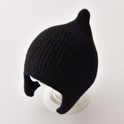 Cute Knit Male Female Knitted Ear Kids' Headwear