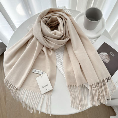 Women's Cashmere Texture Thickened Warm Korean Fashion Scarfs