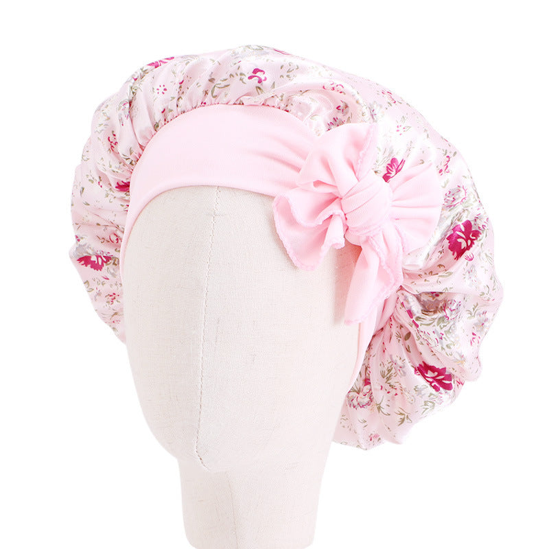 Cute Printed Satin Round Elastic Bandage Kids' Headwear